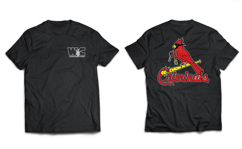 Criminals Tee Shirt - Red
