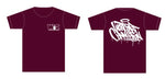 Maroon Graffiti T-Shirt